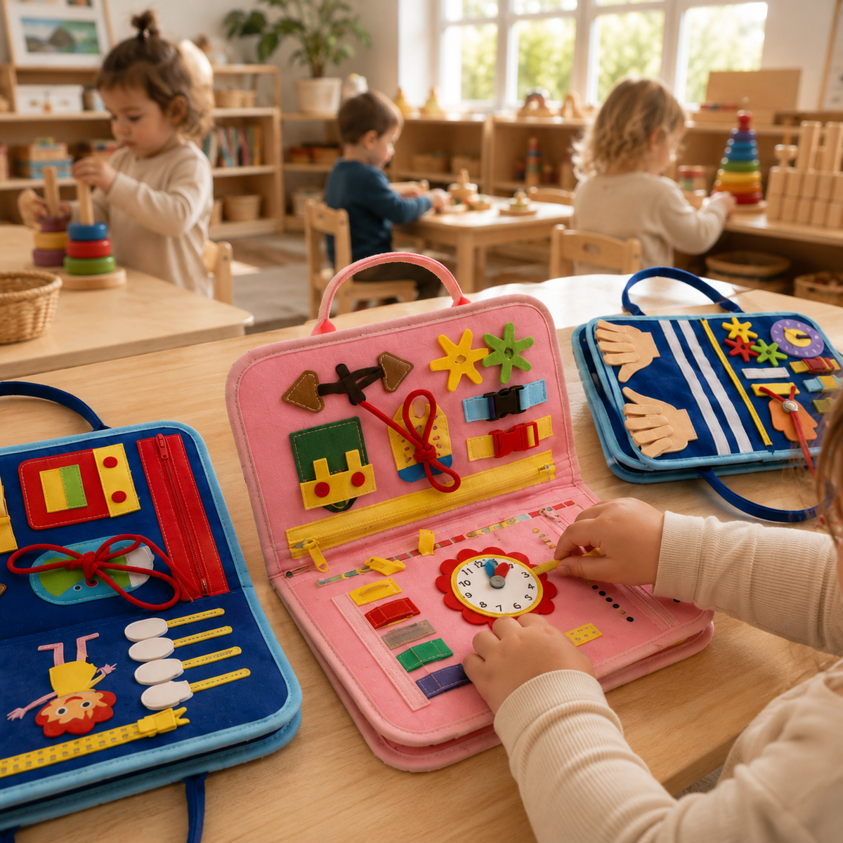 SAGEBROOK® Montessori Busy Board