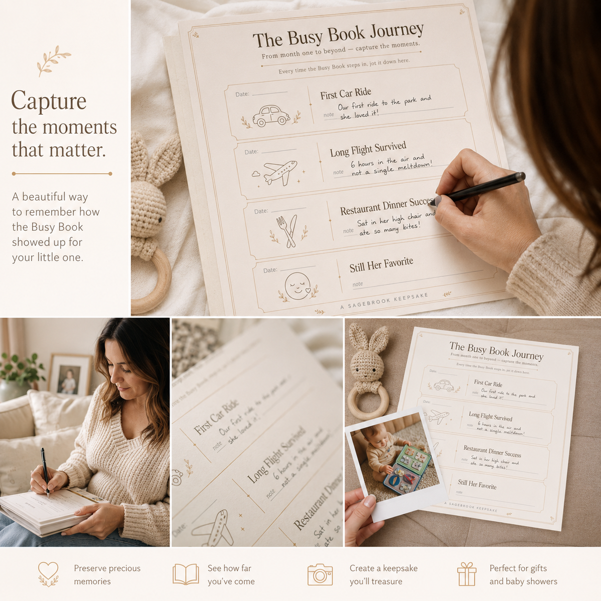 SAGEBROOK® Montessori Busy Board