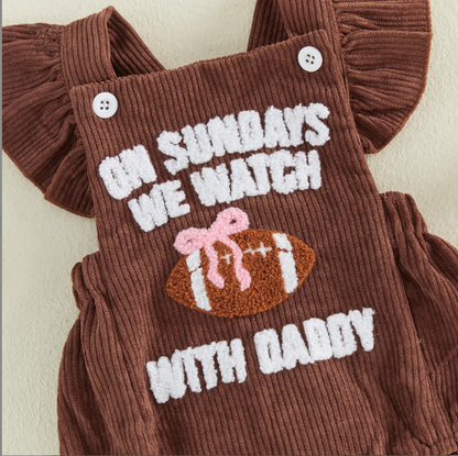 SAGEBROOK® Baby Football Romper & Headband Set